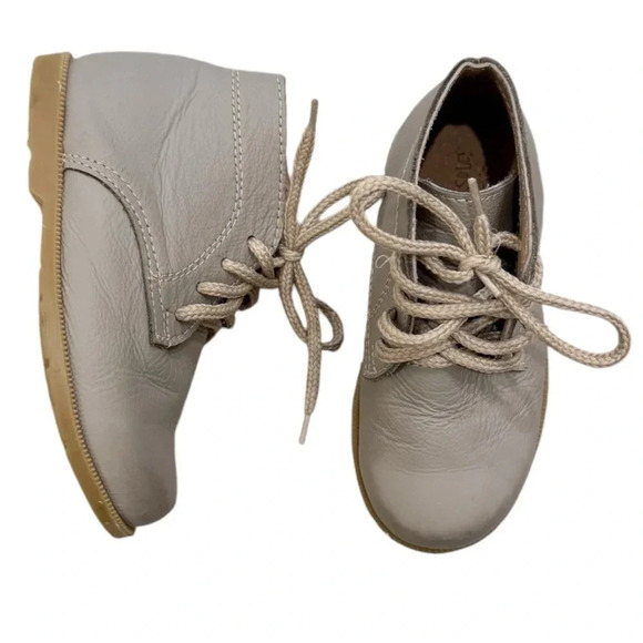 The Humble Soles Leather Grey Chukka Lace-Up Boots - Picture 1 of 8